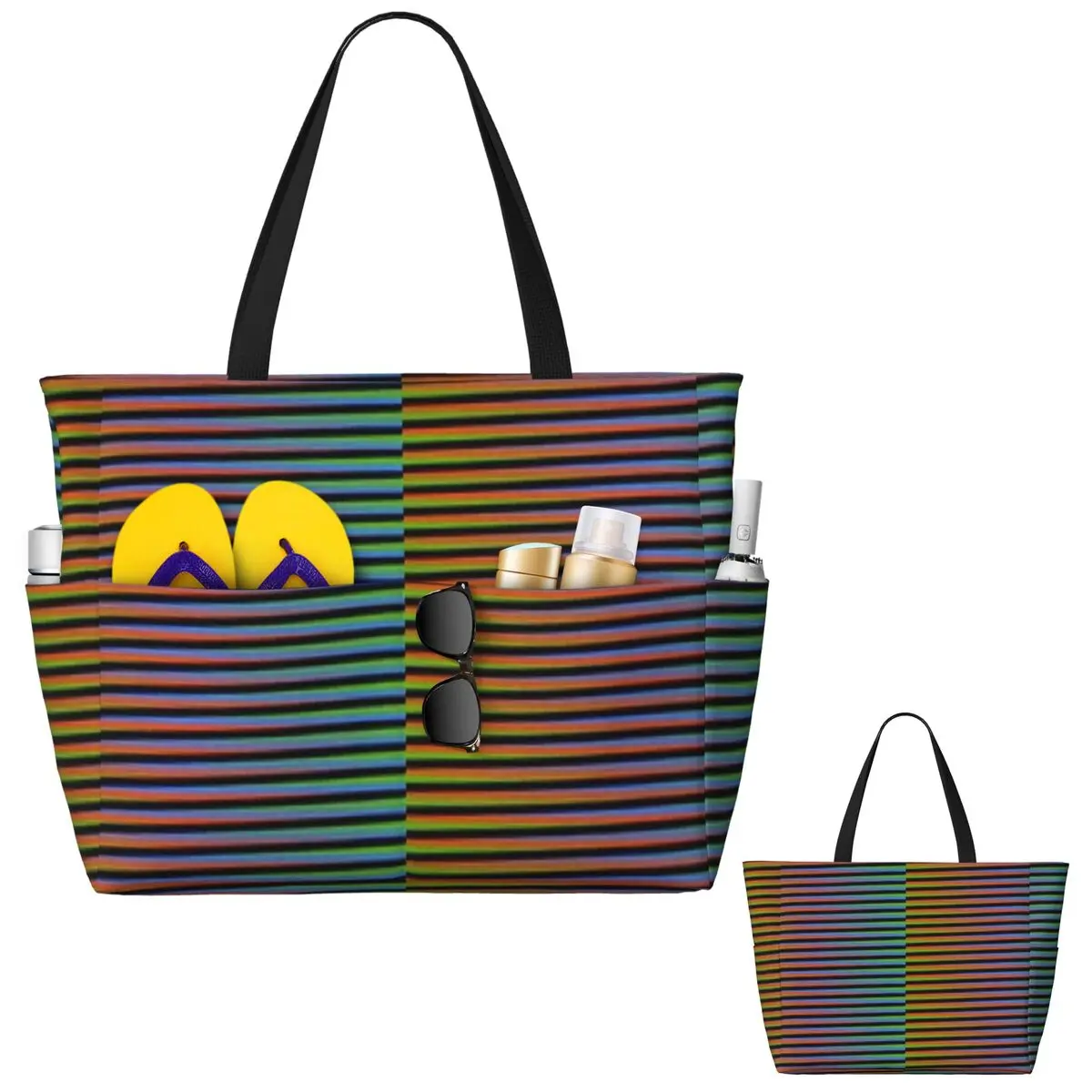 Yoga Fitness Tote - Carlos Cruz Diez Venezuela Beach Tote