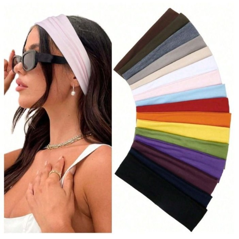 Yoga Fitness First - Candy‑Colored High‑Elastic Sports Hair Ties, Fashion