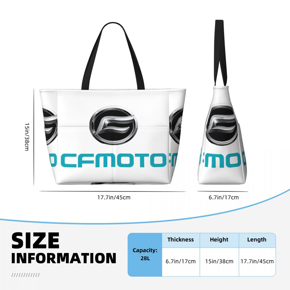 CFMoto Logo Motorcycle Beach T - Yoga Fitness Tote ulasan dan harga