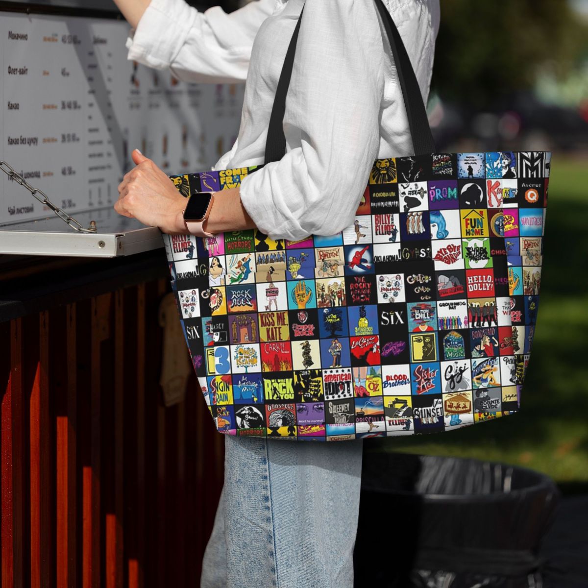 Broadway Musical Theatre Logos - Yoga Fitness Tote ulasan dan harga