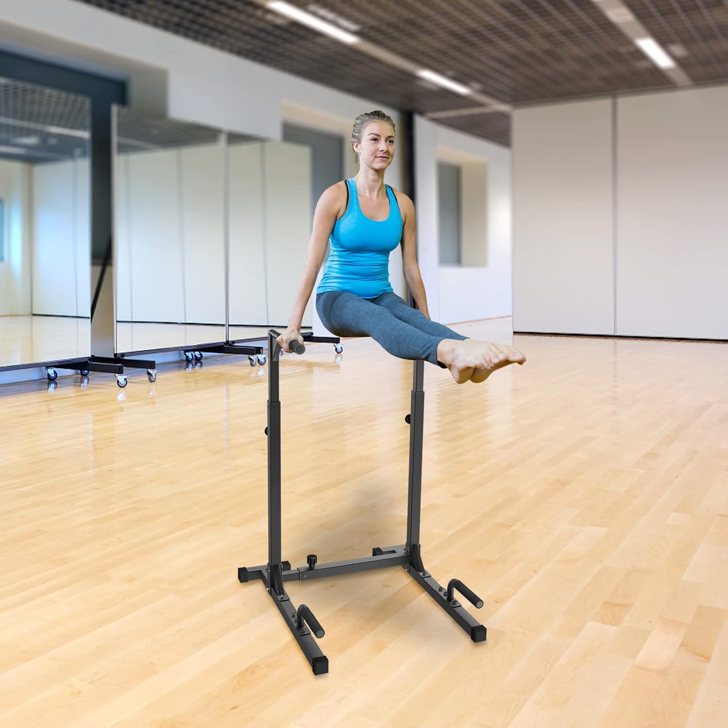 Home Gym Equipment Metal Push- - Dip Bar Parallel ulasan dan harga