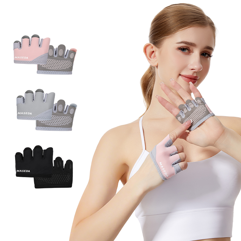 Pair of Fitness Fingerless Glo - Yoga In Fitness ulasan dan harga