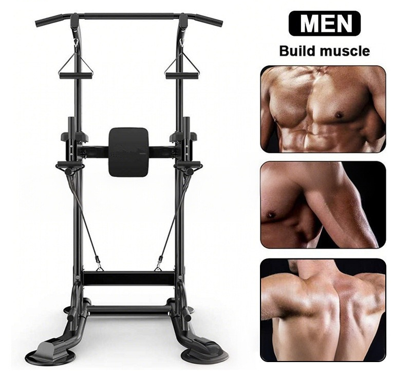 Pull up Station Power Tower Di - Dip Bar Parallel ulasan dan harga