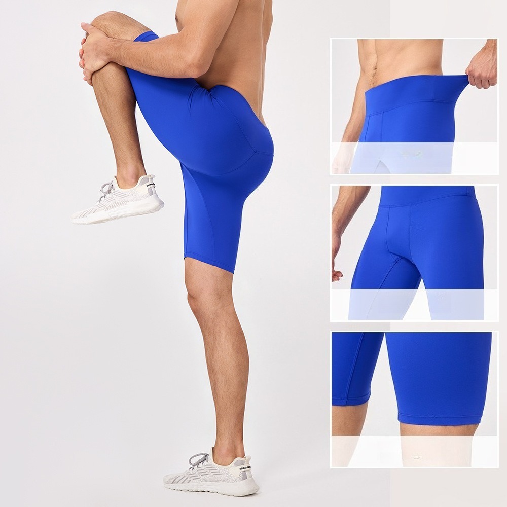Men 5 Inch Compression Yoga Sh - Yoga Fitness Stretching ulasan dan harga