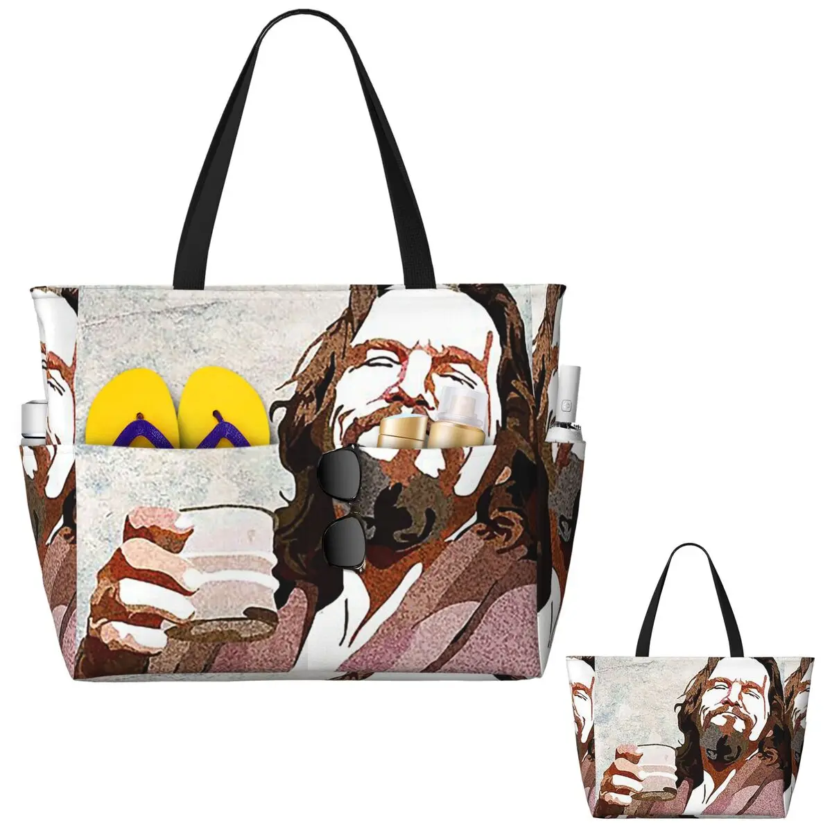Big Lebowski Dude Portrai Beac - Yoga Fitness Dude ulasan dan harga