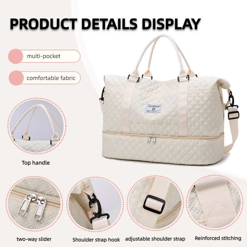 Large Capacity Travel Duffels  - Yoga Fitness Tote ulasan dan harga