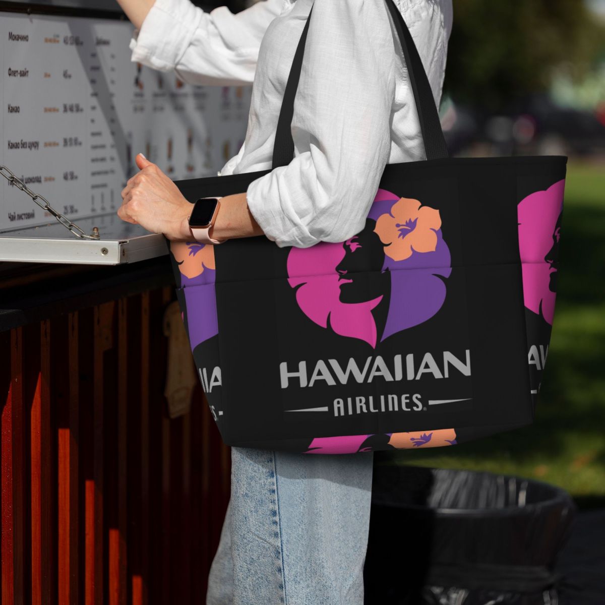 Hawaiian Airlines Herc Travel  - Yoga Fitness Tote ulasan dan harga
