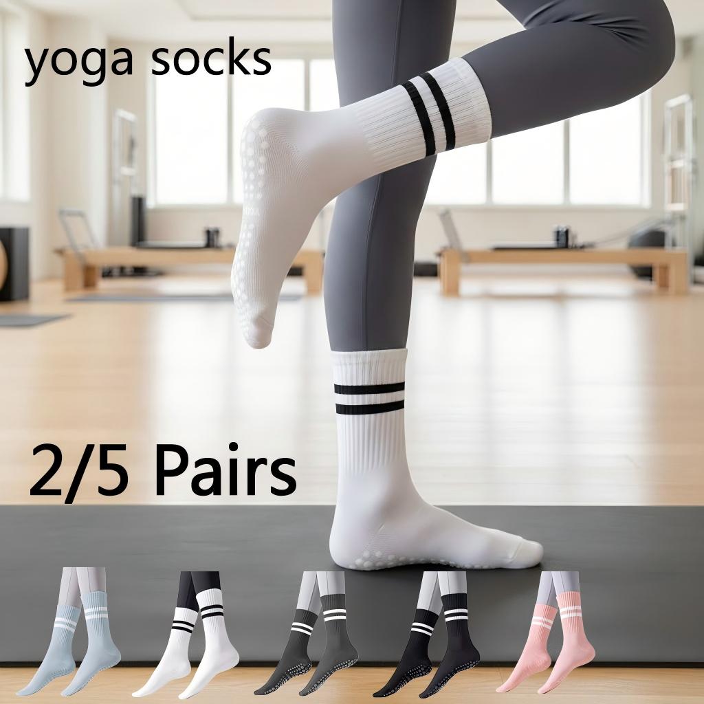 Women Non Slip Yoga Socks, Gri - Yoga Dance & Fitness Center Llc ulasan dan harga