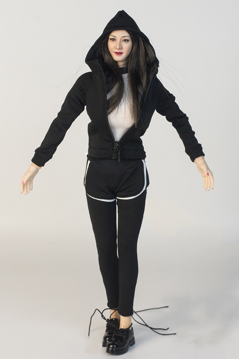 1/6 Female Black Yoga Clothing - Yoga Fitness First ulasan dan harga