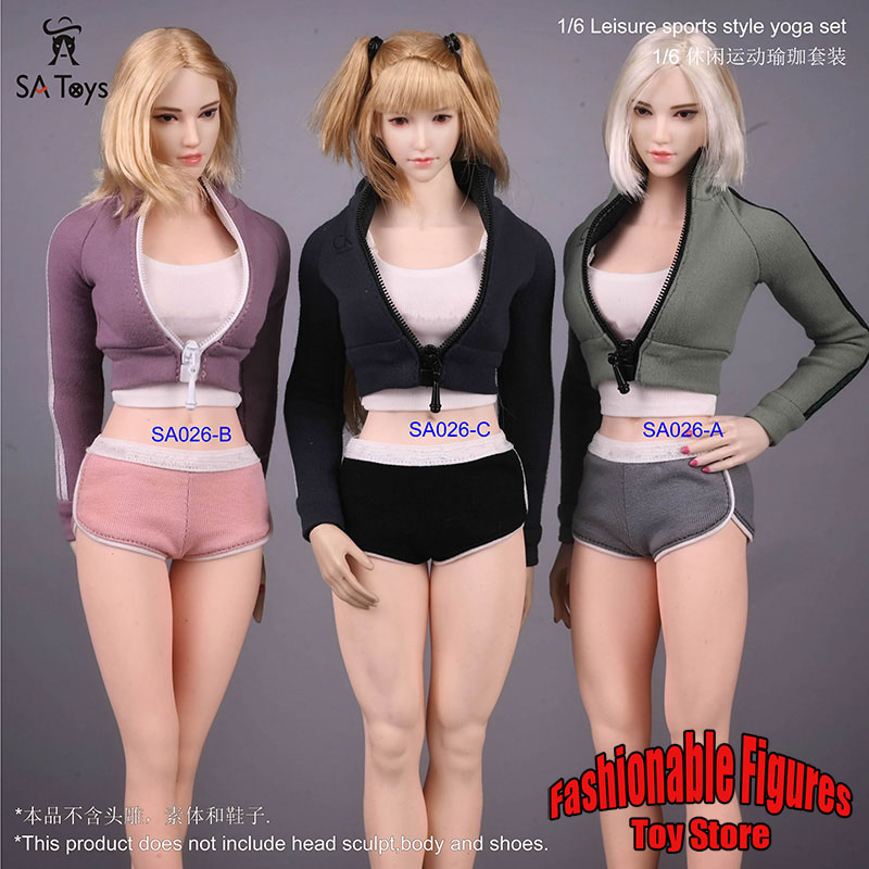 SAtoys 1/6 Women Soldier Sport - Yoga Fitness First ulasan dan harga