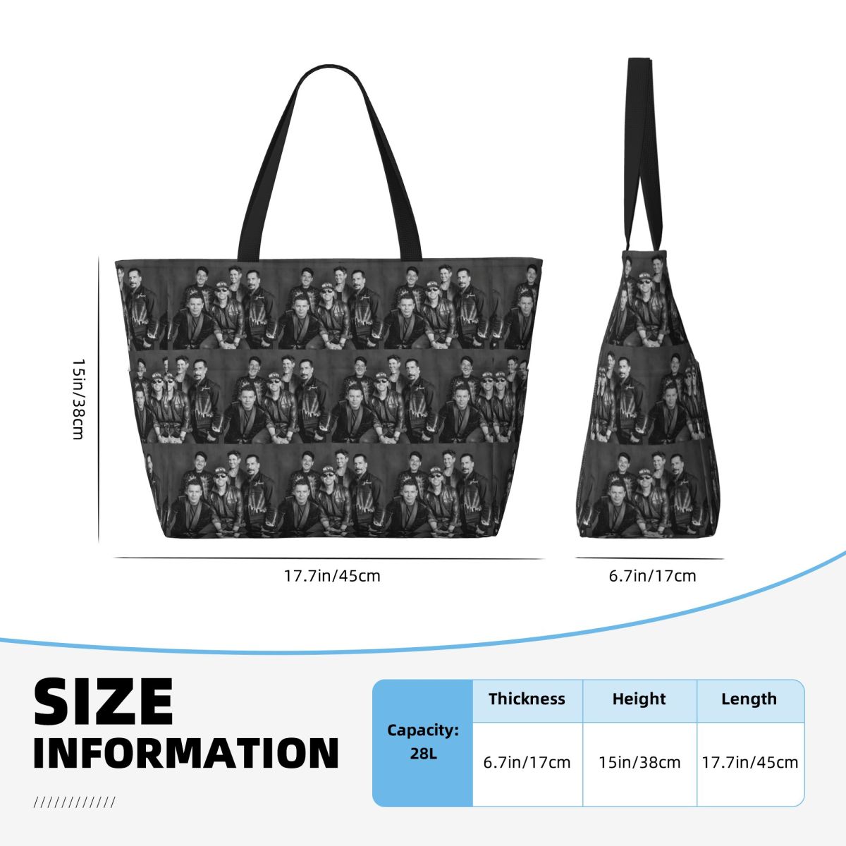 New Kids On The Block Band NKO - Yoga Fitness Tote ulasan dan harga