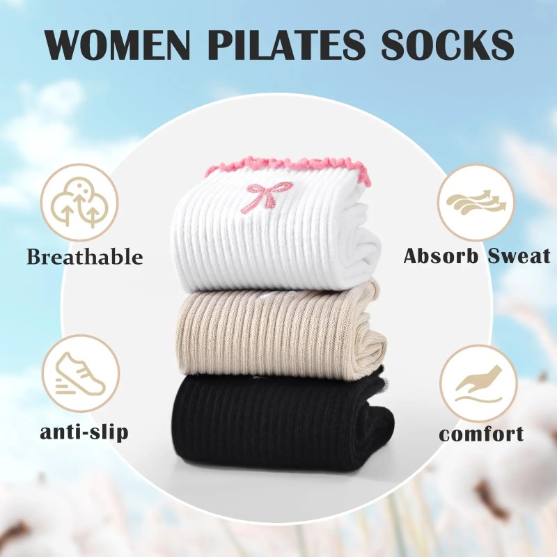 Professional Yoga Socks, Cotto - Yoga In Fitness ulasan dan harga