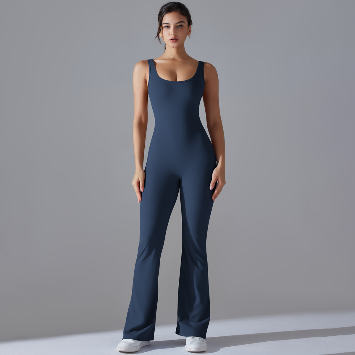 Sexy Back V Jumpsuit Gym Set W - Yoga Fitness Stretching ulasan dan harga