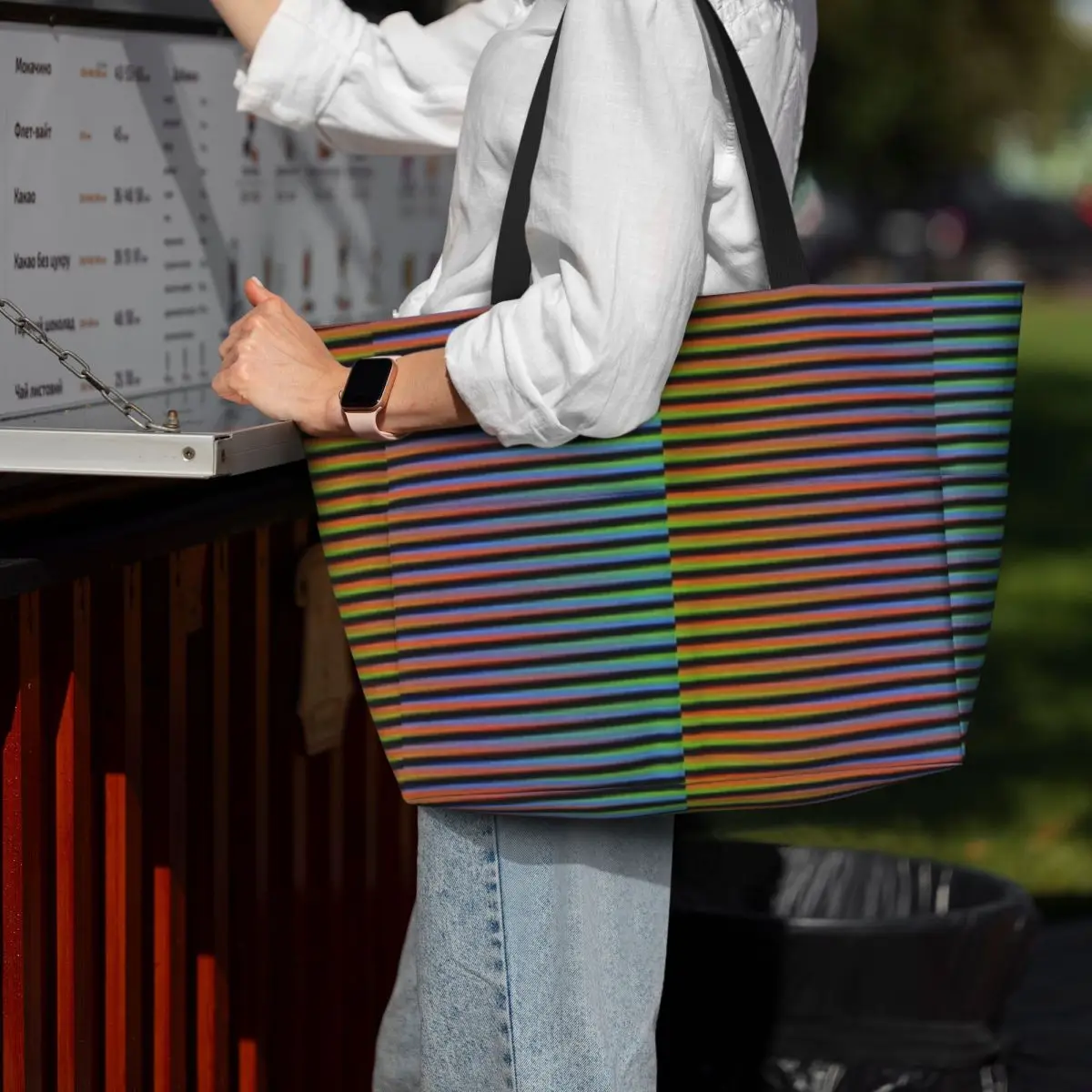 Carlos Cruz Diez Venezuela Bea - Yoga Fitness Tote ulasan dan harga