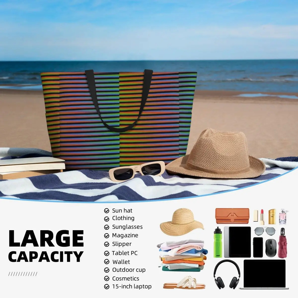 Carlos Cruz Diez Venezuela Bea - Yoga Fitness Tote ulasan dan harga