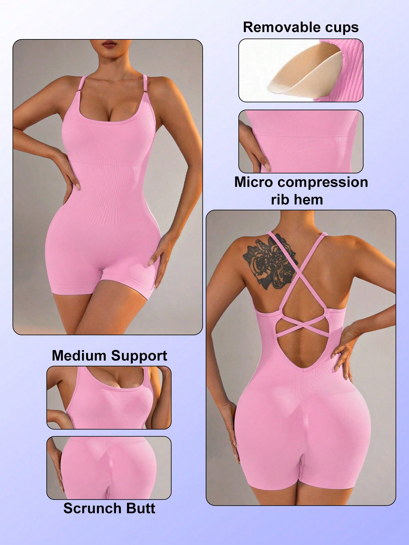 15 Color One Piece Jumpsuit Sh - Yoga Overall Fitness ulasan dan harga