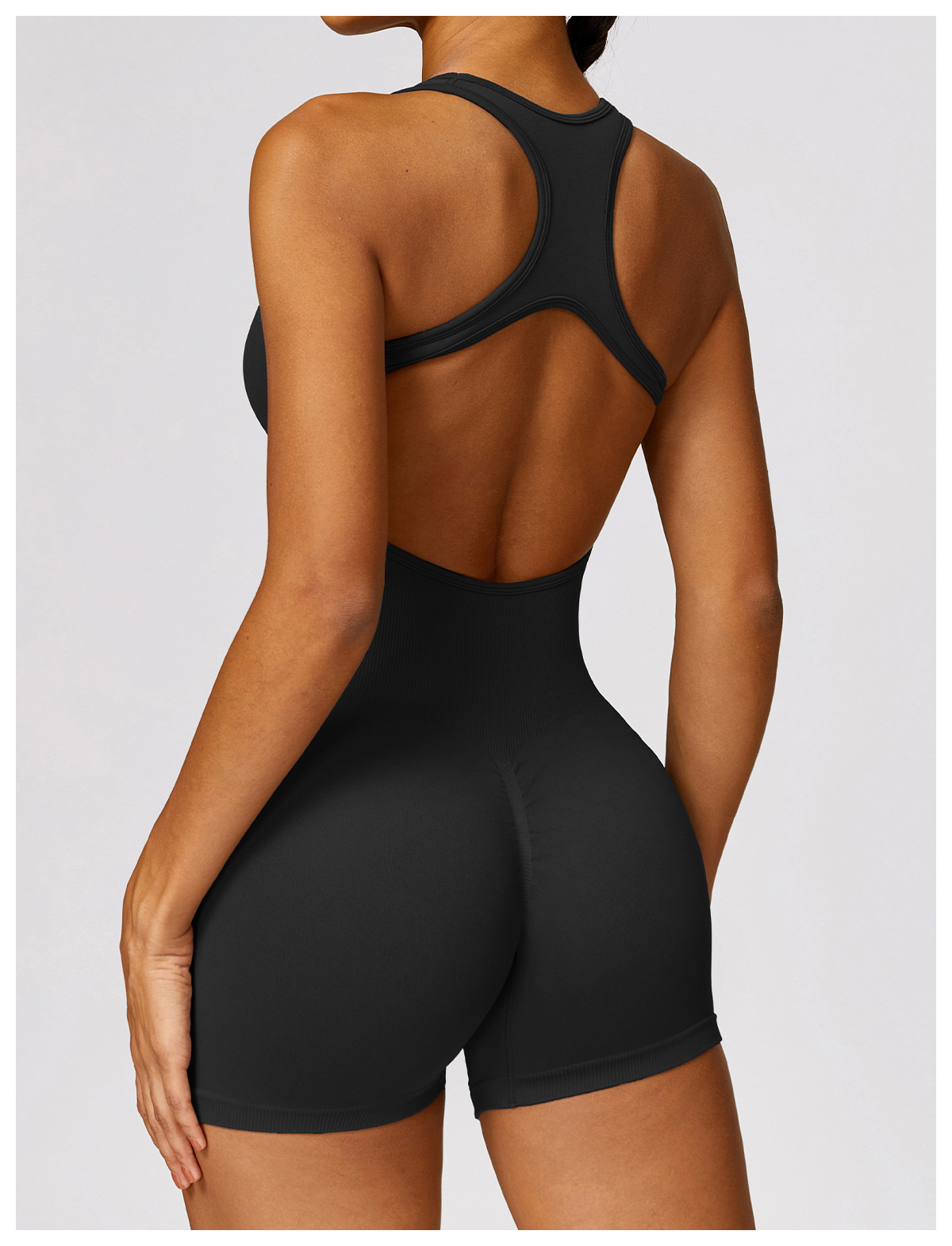 Sexy Back Jumpsuit Gym Set Wom - Yoga Fitness Stretching ulasan dan harga