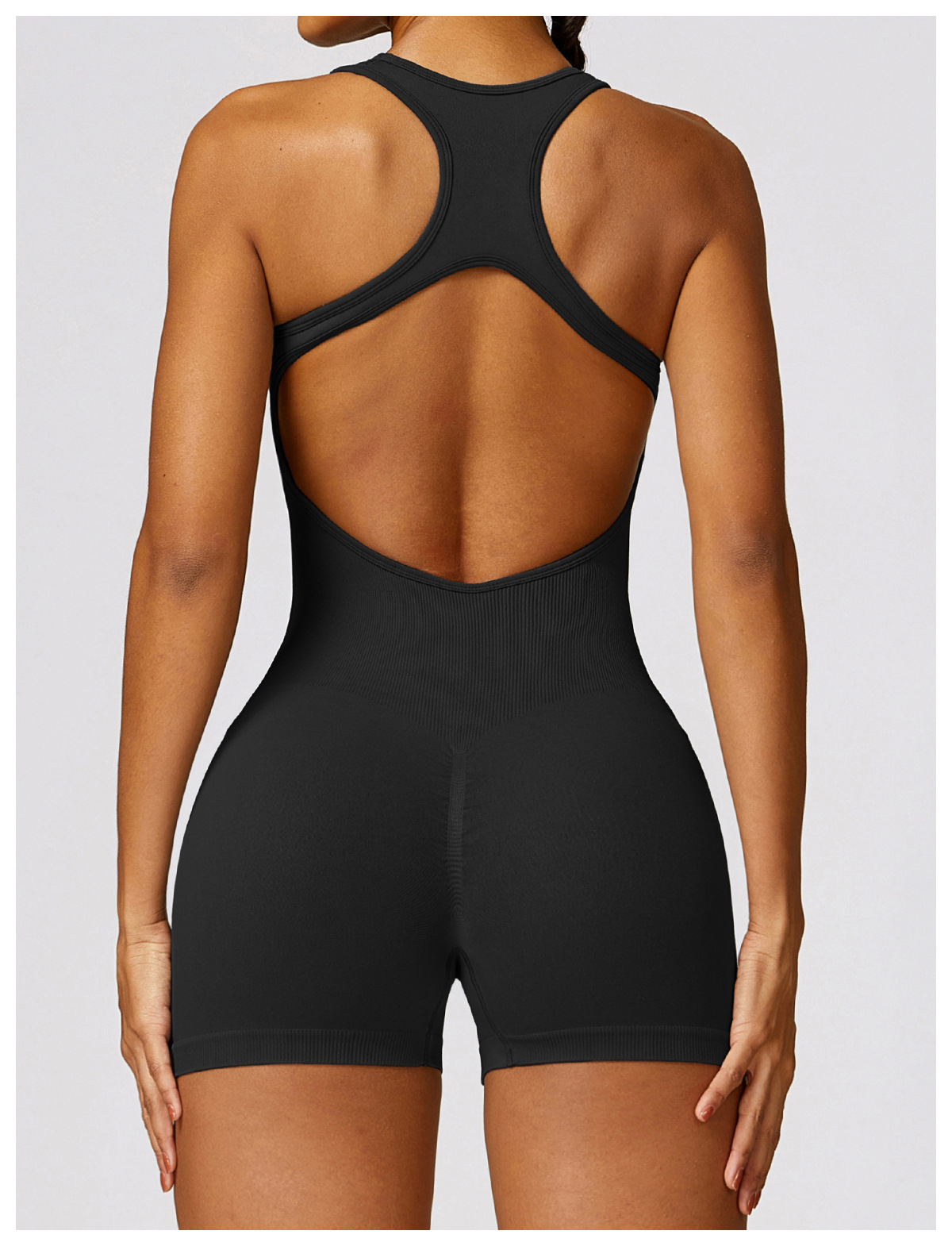 Sexy Back Jumpsuit Gym Set Wom - Yoga Fitness Stretching ulasan dan harga
