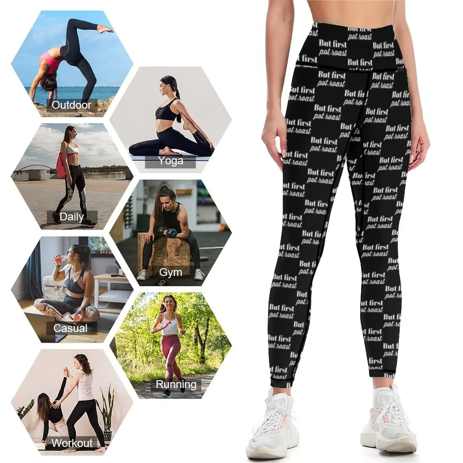 But First Pot Roast Leggings a - Yoga Fitness First ulasan dan harga