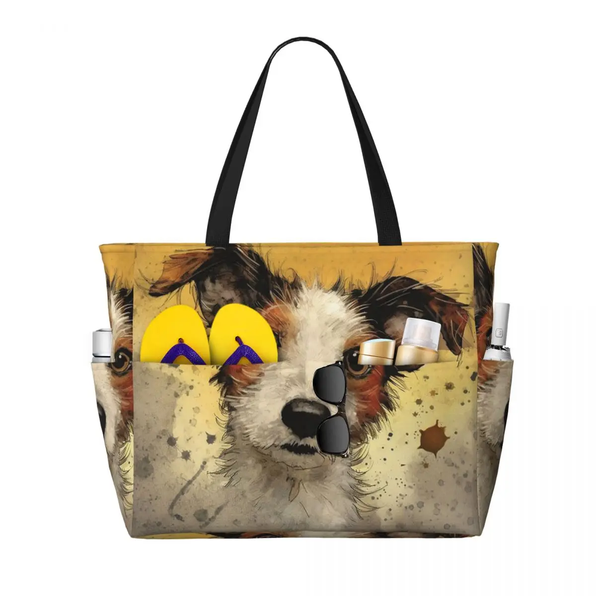 Dog Jack Russell Terrier Beach - Yoga Fitness Tote ulasan dan harga