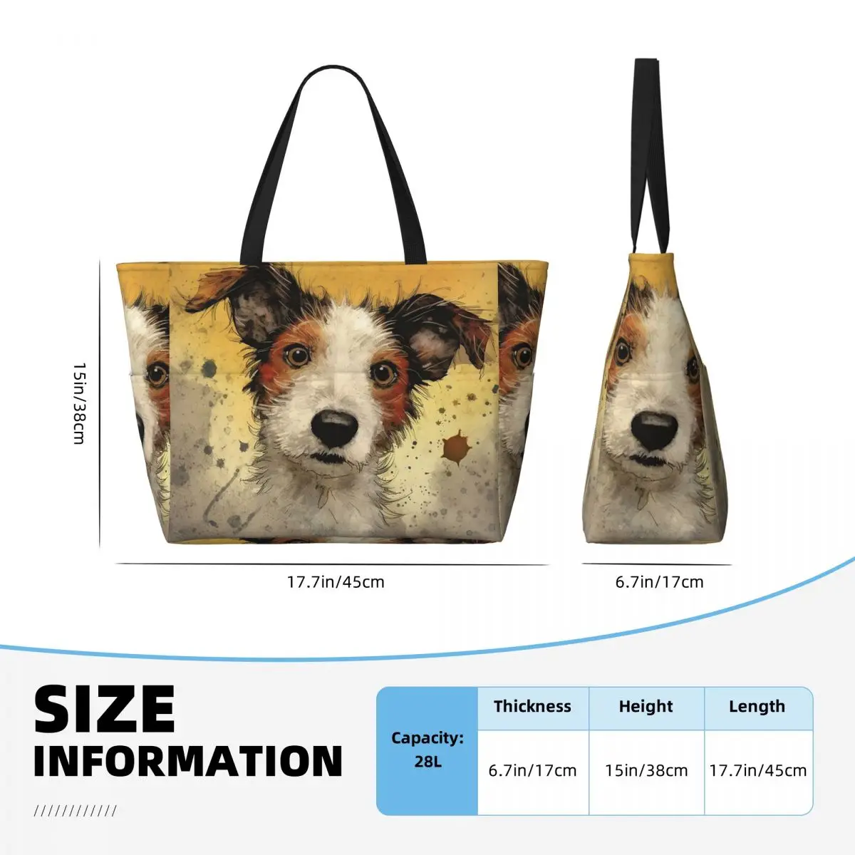 Dog Jack Russell Terrier Beach - Yoga Fitness Tote ulasan dan harga