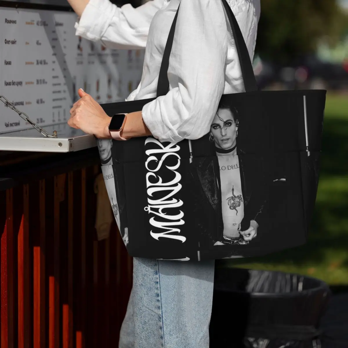 Damiano David Maneskin Beach T - Yoga Fitness Tote ulasan dan harga