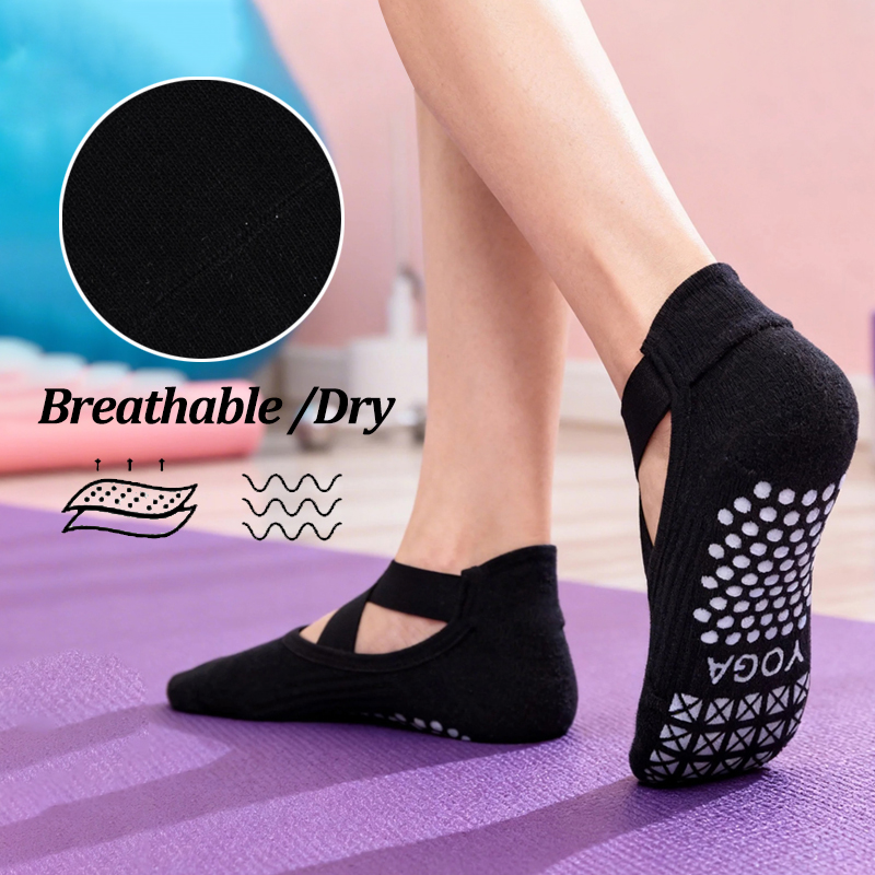 Women Non-Slip Yoga Socks Sili - Yoga Dance & Fitness Center Llc ulasan dan harga
