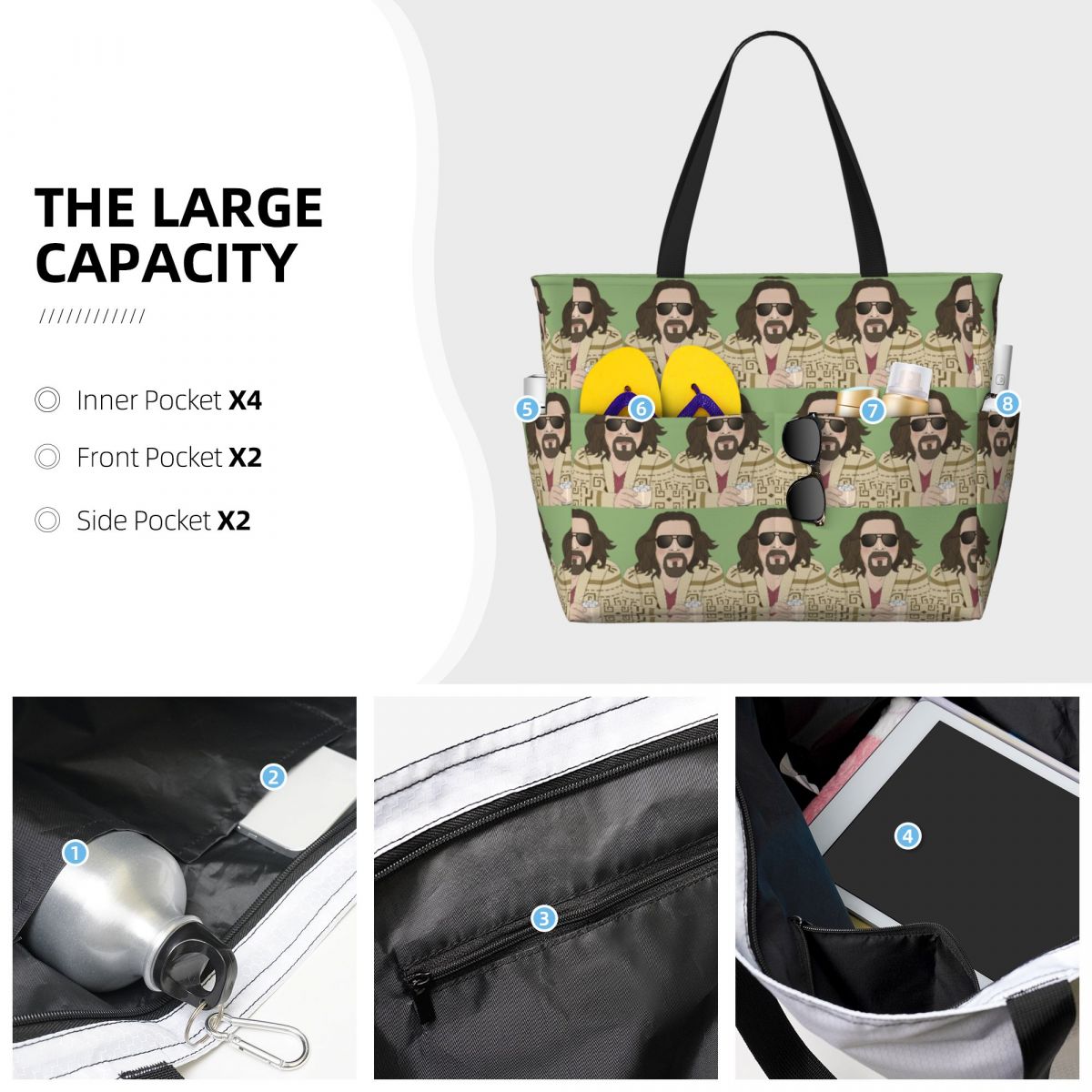 The Dude- The Big Lebowski Bea - Yoga Fitness Dude ulasan dan harga