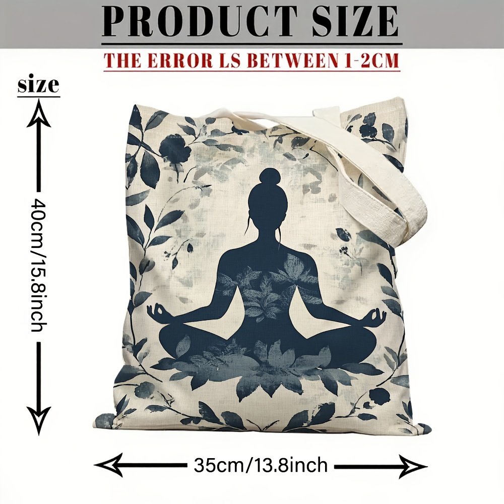 1 Piece Yoga Meditation-Themed - Yoga Fitness Tote ulasan dan harga