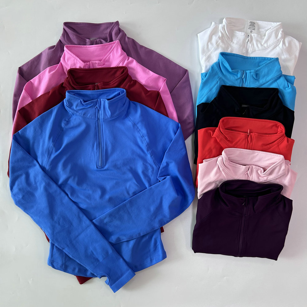 No Logo Yoga Jacket With Half  - Yoga In Fitness ulasan dan harga