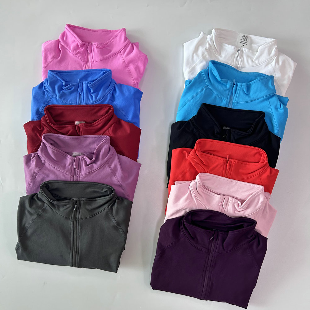 No Logo Yoga Jacket With Half  - Yoga In Fitness ulasan dan harga