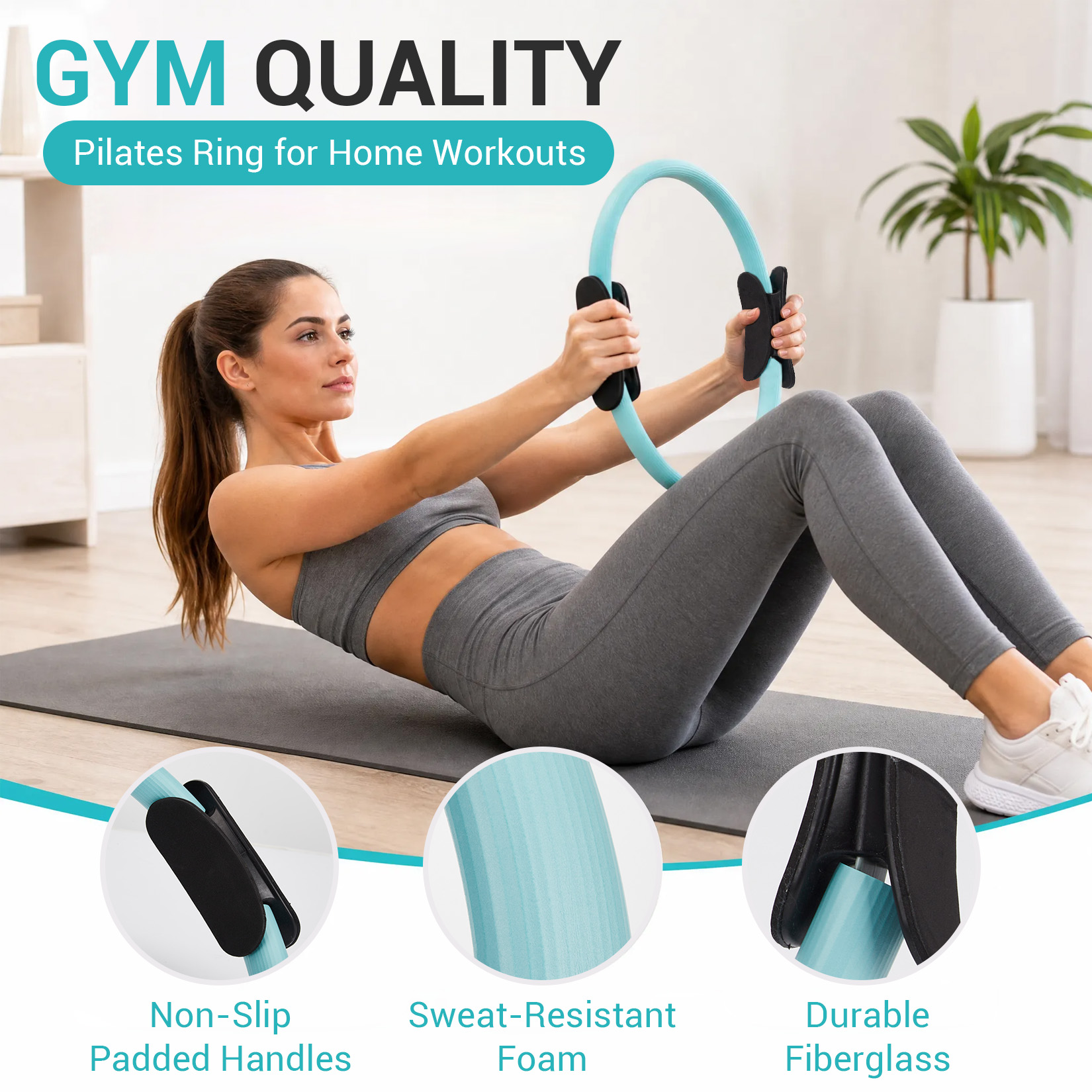 Pilates Training Set, 6-in-1 P - Core Slider ulasan dan harga