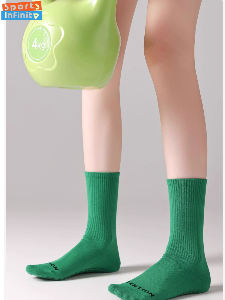 Solid Color Yoga Socks Anti Sl - Yoga Dance & Fitness Center Llc ulasan dan harga